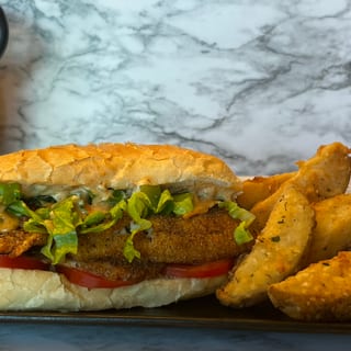 Catfish Po’ Boy w/ Wedges