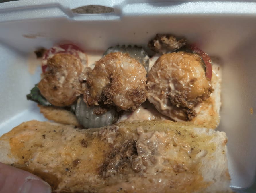 Shrimp Po' Boy.